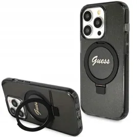etui-guess-ring-stand-script-glitter-magsafe-na-iphone-15-pro-max-czarne