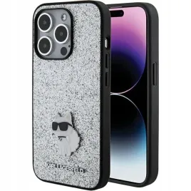 etui-karl-lagerfeld-fixed-glitter-choupette-logo-metal-pin-do-iphone-15-pro