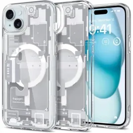 etui-spigen-ultra-hybrid-mag-z-magsafe-na-iphone-15-plus-biale-wzor-zero