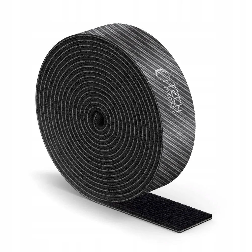 organizer-do-kabli-tech-protect-velcro-cable-3m-czarny-stan-nowy
