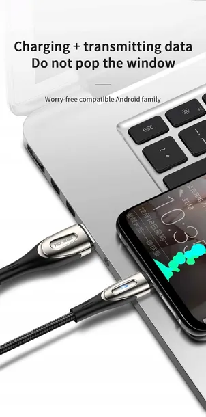 kabel-joyroom-sharp-series-s-m411-usb-a-micro-usb-3a-2m-stan-nowy-dlugosc-przewodu-2-m