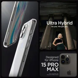etui-spigen-ultra-hybrid-na-iphone-15-pro-max-przezroczysto-matowe