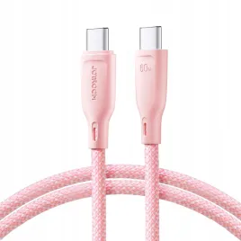 kabel-joyroom-multi-color-series-s-a34-usb-c-usb-c-pd-60w-1m-rozowy