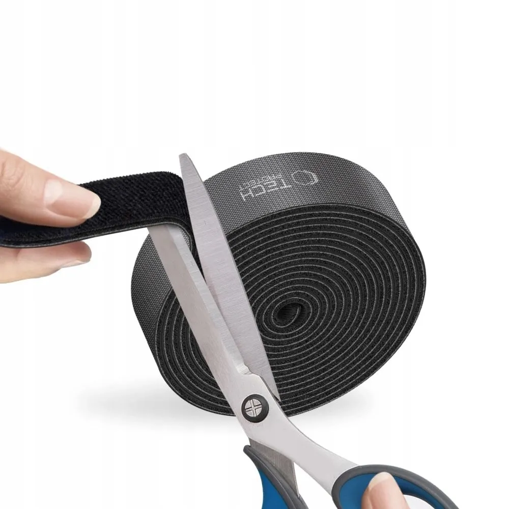 organizer-do-kabli-tech-protect-velcro-cable-3m-czarny