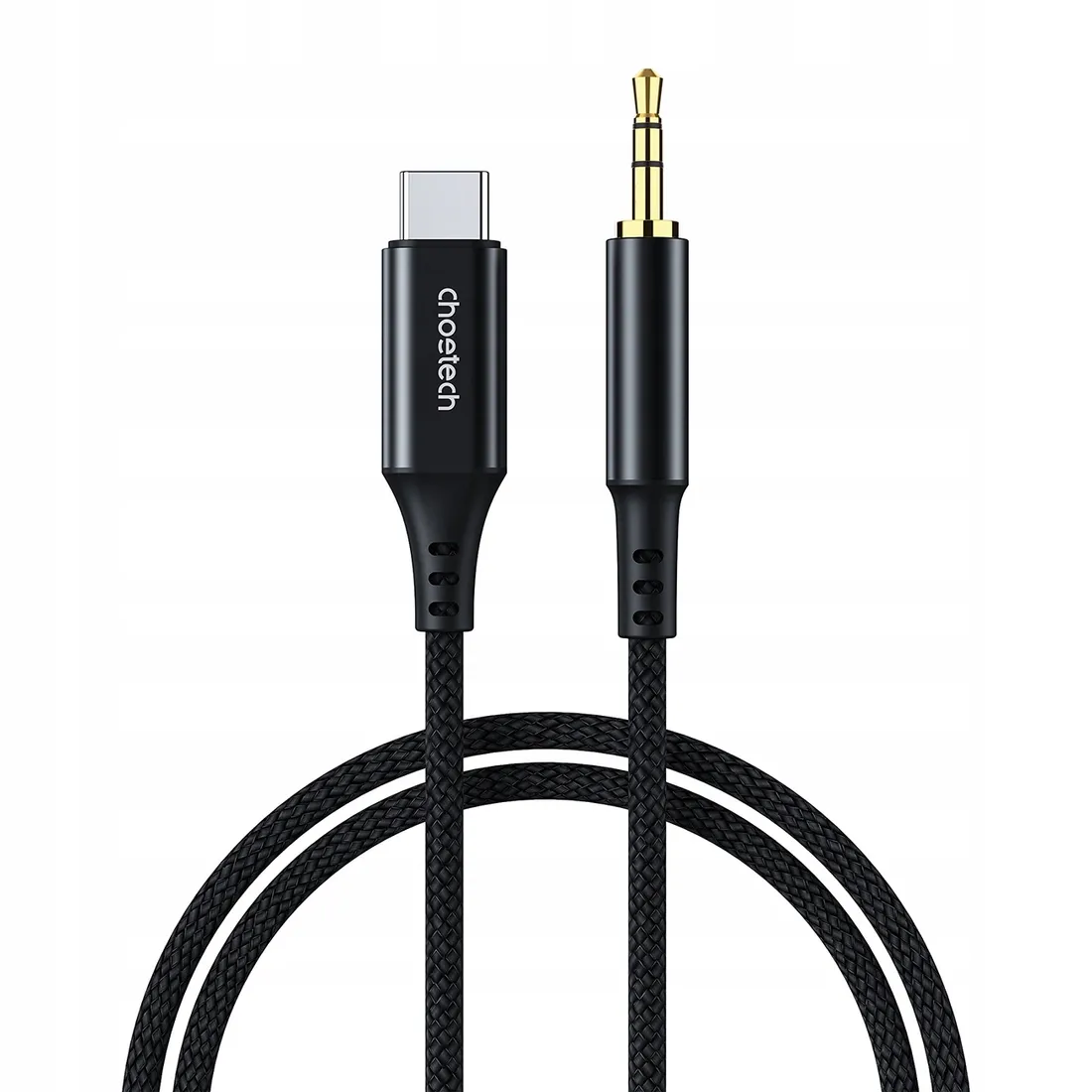 kabel-choetech-usb-c-mini-jack-3-5mm-1m-czarny-stan-nowy