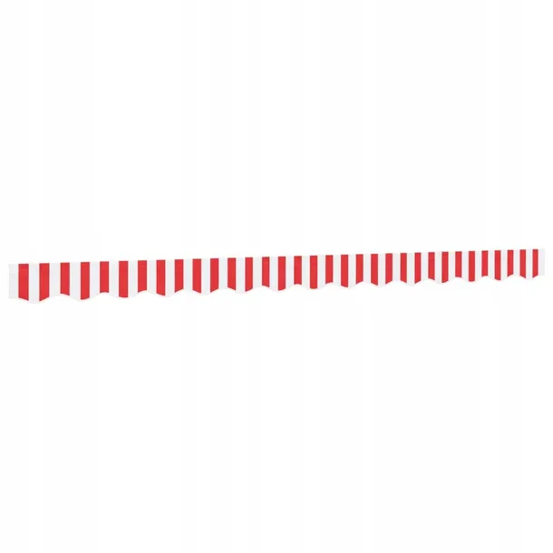 lambrekin-do-markizy-czerwono-biale-paski-35-m-marka-vidaxl