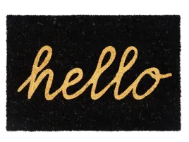 wycieraczka-do-butow-40x60-kokosowa-couleur-brokat-hello-czarne-tlo