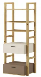 regal-waski-z-dwiema-szufladami-lenny-ly-03-artisan-bez-truflowy-do-5dni