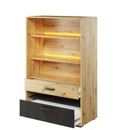 regal-z-szufladami-90-cm-z-led-qubic-qb-06