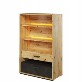 regal-z-szufladami-90-cm-qubic-qb-06-led