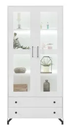 witryna-dwudrzwiowa-regal-bergen-be2-bialy-polysk