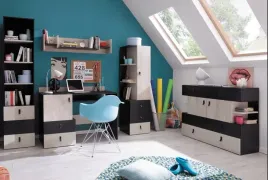 mebloscianka-planet-w7-z-biurkiem-czarny