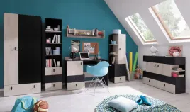 mebloscianka-planet-w5-z-biurkiem-czarny