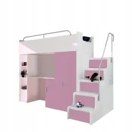 lozko-pietrowe-kiki4-max-90x200-z-biurkiem-rozowy