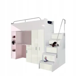 antresola-kiki4-max-90x200-z-biurkiem-kremowy