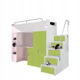 lozko-pietrowe-kiki4-max-90x200-z-biurkiem-limonka