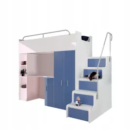 antresola-kiki4-max-90x200-z-biurkiem-niebieski