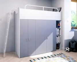 lozko-pietrowe-kiki-2-80x190-z-2-szafami-i-drabinka-grafitowy-mat