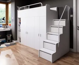 lozko-pietrowe-kiki-2-ze-schodkami-80x190-cm-bialy-mat