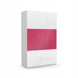 szafa-raj-3-szerokosc-120-cm-drzwi-uchylne-bialo-rozowy-polysk