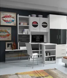 meble-mlodziezowe-raj-1a-mini-z-biurkiem-naroznym-czarny-polysk