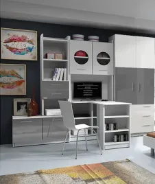 meble-mlodziezowe-raj-1a-mini-z-biurkiem-naroznym-szary-polysk