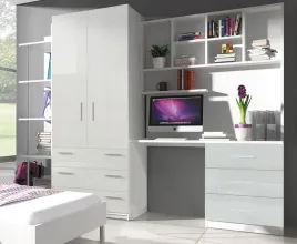meble-mlodziezowe-raj-3a-mini-z-biurkiem-z-nadstawka-bialy-polysk