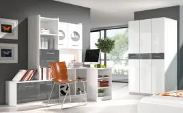 meble-mlodziezowe-raj-1a-z-biurkiem-naroznym-fronty-szary-polysk