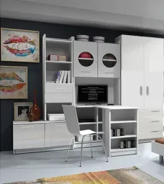 meble-mlodziezowe-raj-1a-mini-z-biurkiem-naroznym-bialy-polysk