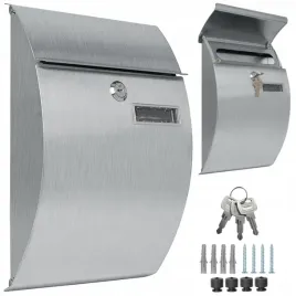 skrzynka-na-listy-pocztowa-stal-nierdzewna-inox-szczotkowana-3-klucze