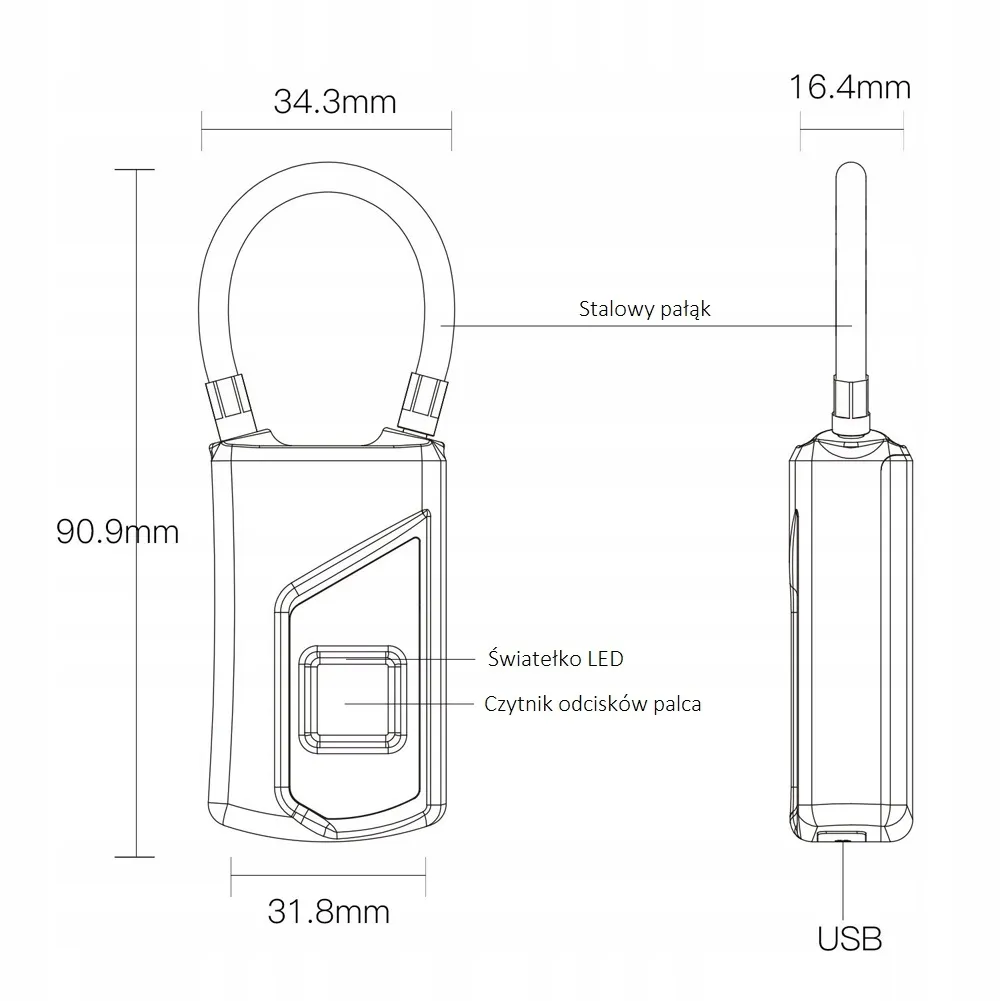 klodka-odcisk-palca-inteligentna-dotyk-app-usb