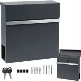 skrzynka-pocztowa-na-listy-z-gazetnikiem-antracyt-stal-nierdzewna-c4-duza