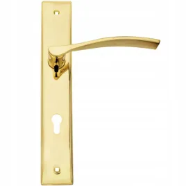 klamka-drzwiowa-dlugi-szyld-zlota-mosiadz-polerowany-90-mm-na-wkladke