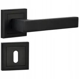 klamka-czarny-mat-rozety-klucz-lub-wklad-kwadrat