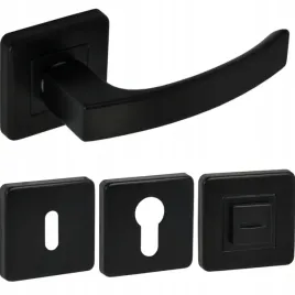 klamka-czarna-drzwiowa-ze-wspomaganiem-rozety