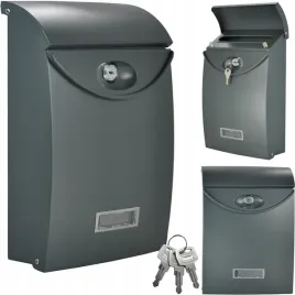 skrzynka-na-listy-pocztowa-antracyt-mat-premium-3-klucze-wkrety-dystanse