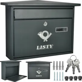 skrzynka-na-listy-ulotki-gazety-pocztowa-domek-duza-c4-antracyt-3-klucze