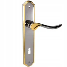 klamka-do-drzwi-mosiezna-90-mm-klucz-pozlacana