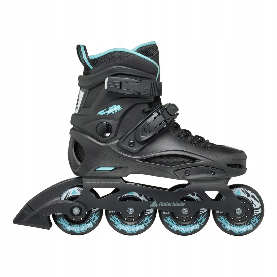 rolki-rollerblade-rb-80-w-black-light-blue-39-stan-nowy