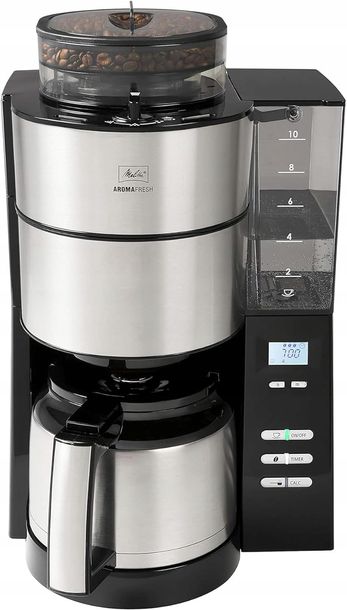 Melitta Aromafresh Ekspres do Kawy, Czarny, 1000W DEFEKT