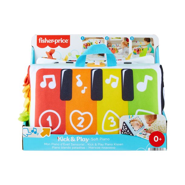 Zdjęcia - Pozostałe zabawki Fisher Price ﻿Fisher-Price Miękkie pianino z lustrem HND54 zabawka sensoryczna 0+ 