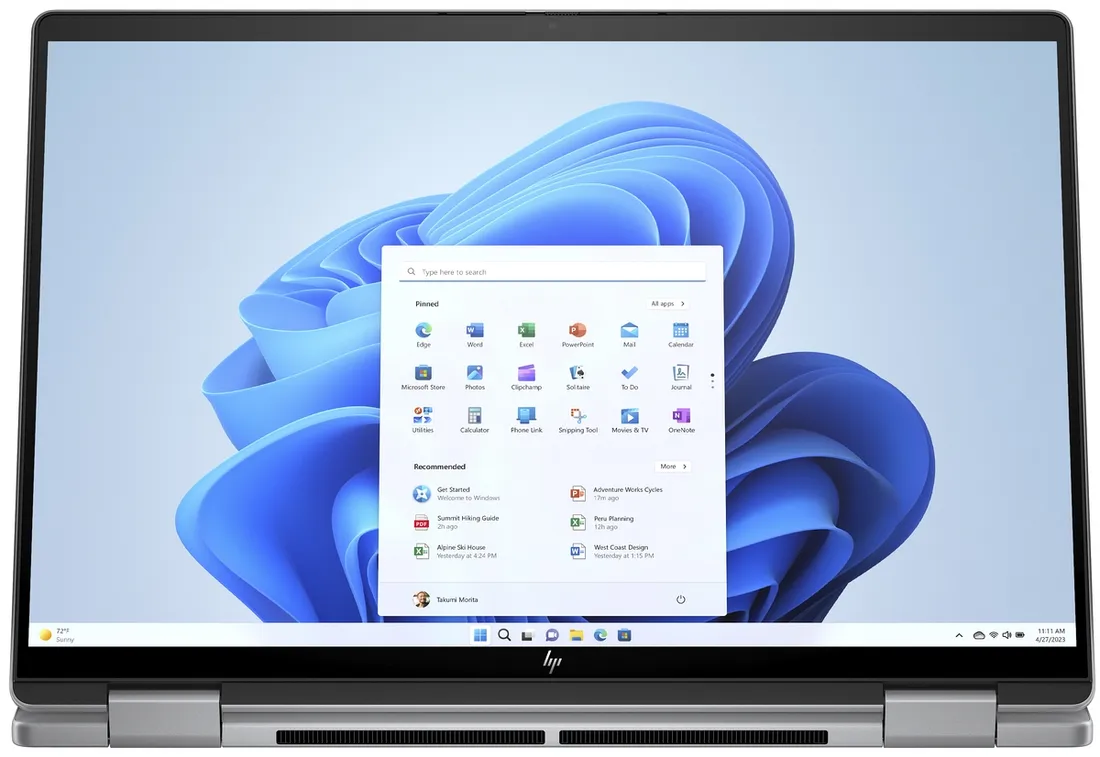 2w1 HP ENVY 14 x360 2.8K OLED 120Hz Intel Ultra 5 125U 16GB