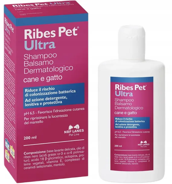NBF Lanes Ribes Pet Ultra cane e gatto 200 ml - SZAMPON