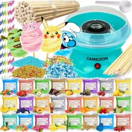zestaw-maszyna-do-waty-cukrowej-cukier-24x-100g-saszetki-patyki-posypki