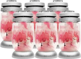 zestaw-znicz-szklany-bolsius-3s-rozowe-kwiaty-36h-6szt-zapalki-dabster-p