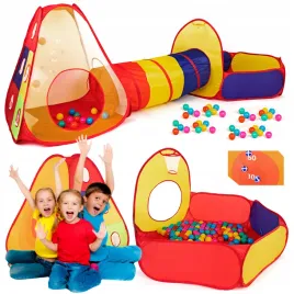 namiot-dla-dzieci-3w1-tunel-domek-do-ogrodu-do-domu-suchy-basen-pilki-kosz