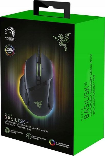 Myszka gamingowy RAZER BASILISK V3 26000 dpi USB dla graczy