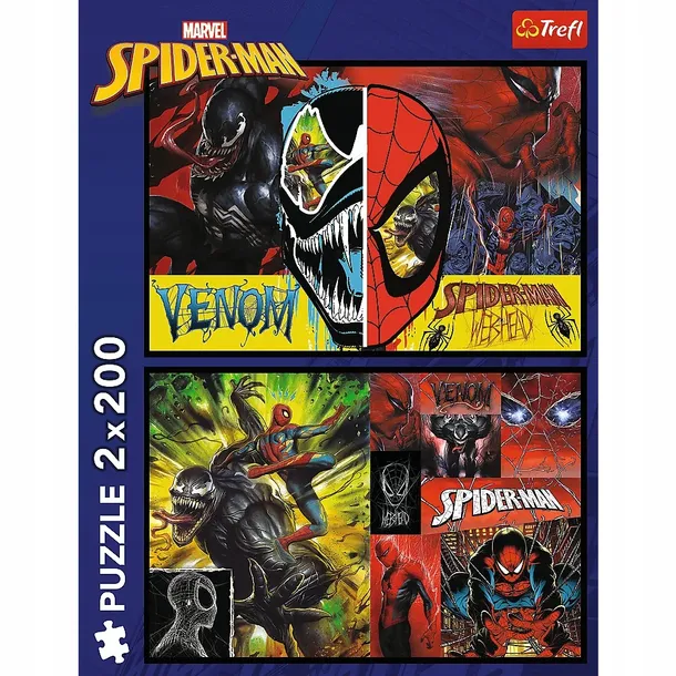 puzzle-2-x-200-marvel-dzien-i-noc-spidermana-kolekcja-puzzle-2-x-200