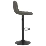 hoker-ciemnoszary-obity-aksamitem-marka-vidaxl