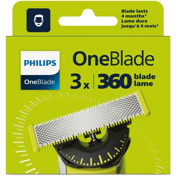 OSTRZA PHILIPS ONEBLADE 360 QP430/50 3SZT